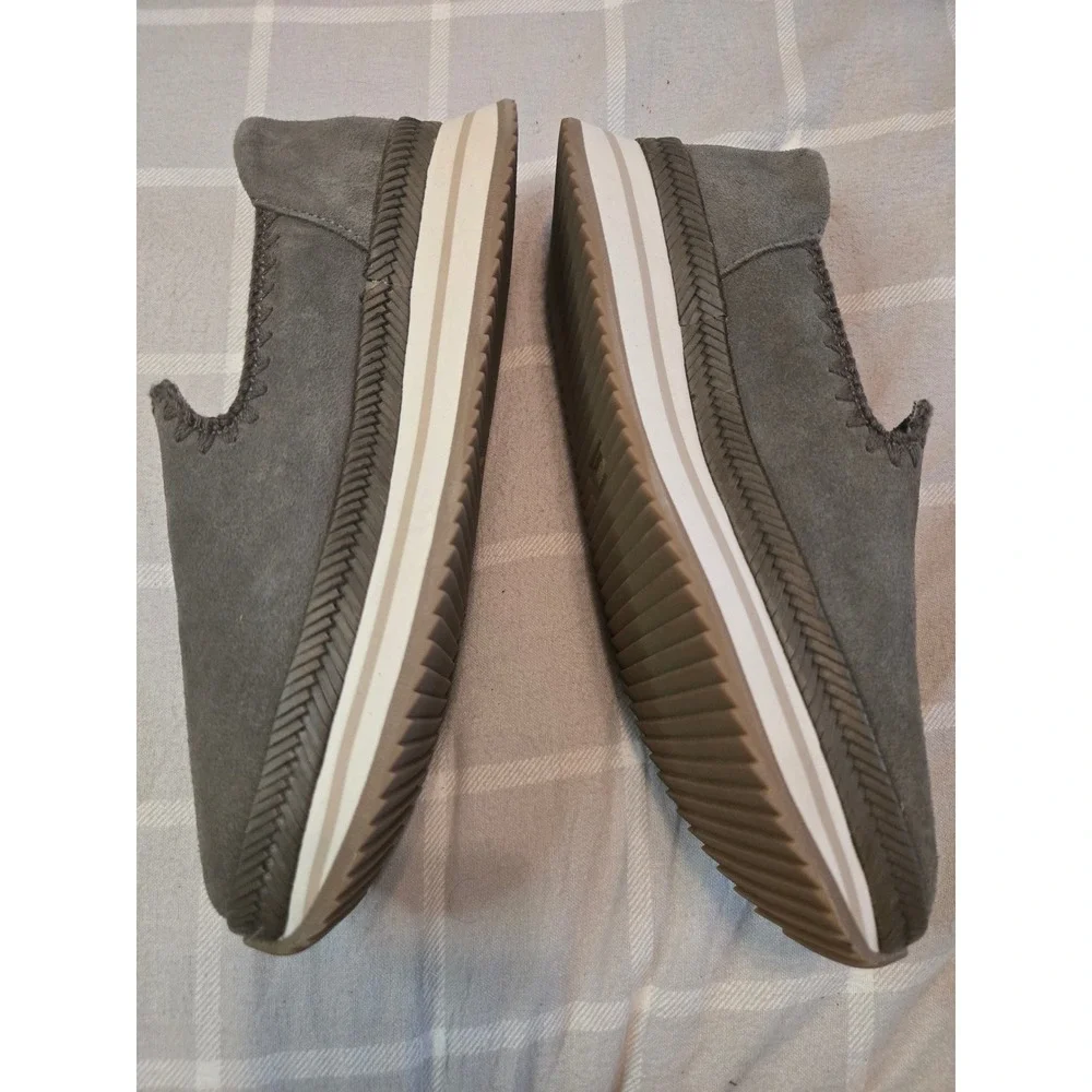 TOMS Jocelyn Gray Suede Slip-On Espadrille Sneakers Women's Size 7 NWOT - Picture 5 of 7